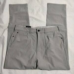 DENALI Gray Tech Fabric Stretch Pants Quick Dry Men's Size 34x32 (34x31)